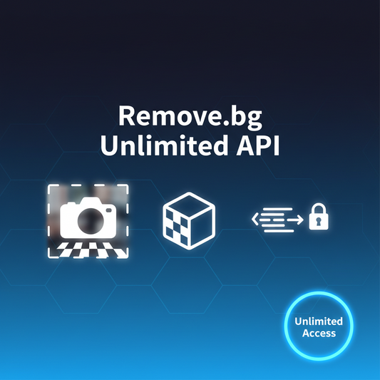Remove.bg Unlimited API Account